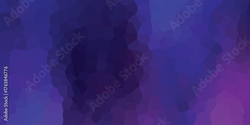 Abstract geometric mosaic pattern with deep blue and purple hues creating a vibrant, textured background for digital design and artistic concepts