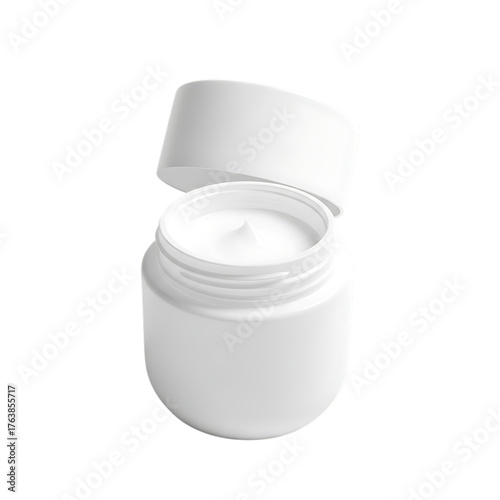 Wallpaper Mural White cream jar with open lid container cosmetic Torontodigital.ca