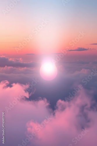 sunset over the ocean