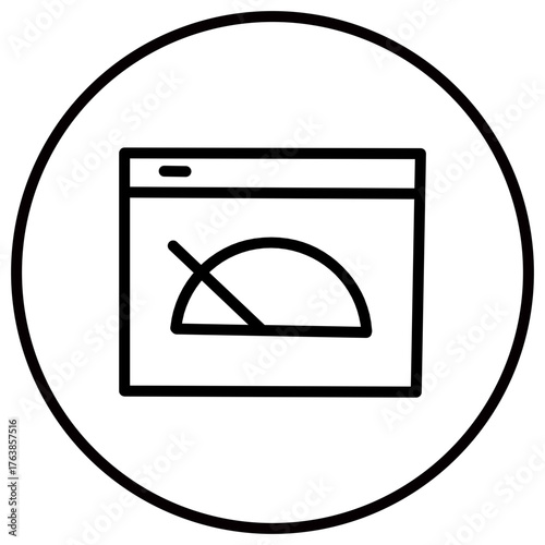 Analytics Icon Hand Drawn