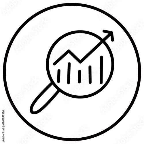 Analytics Icon Hand Drawn