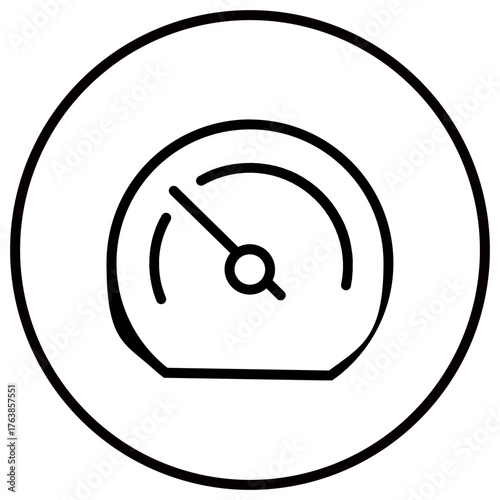 Analytics Icon Hand Drawn