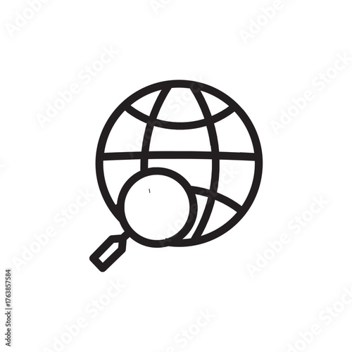 Analytics Icon Hand Drawn