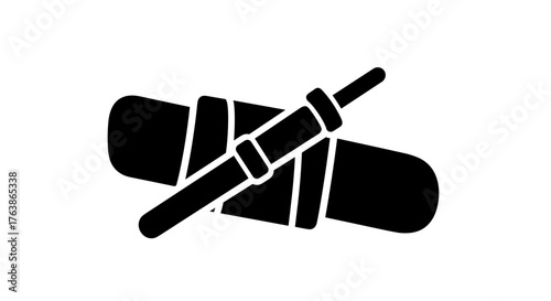Spark Plug Icon Isolated on White Background.