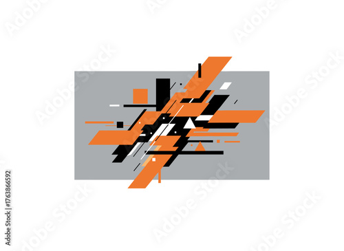 High-tech styled futuristic web banner featuring a web header with HUD graphics and text space, a technology background for your design, and an abstract hi‑tech HUD sci‑fi display interface frame