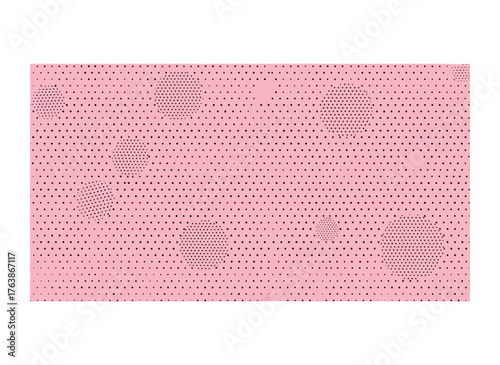 A vector illustration featuring an abstract pink background, designed as a decorative banner with a Lol surprise doll girlish theme, suitable for an invitation card template