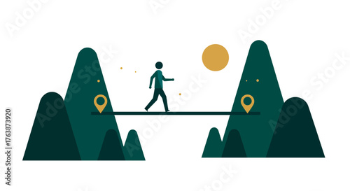 Future Identity: Geometric Abstract User Avatar Representing Digital Growth and Professional Advancement