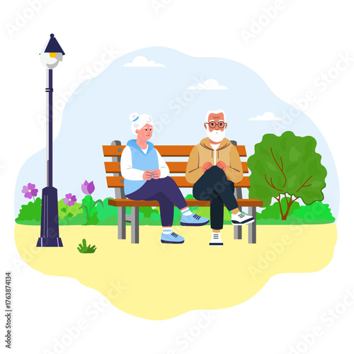 Retirement Activity Retired people Park Health