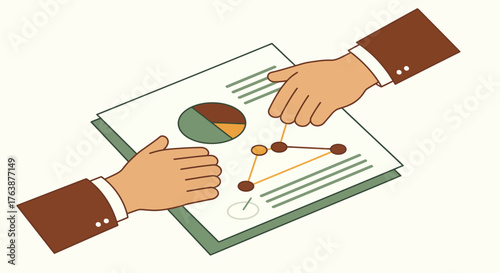 Modern Vector Icon: Shared Accountability and Transparent Governance for Collaborative Teams