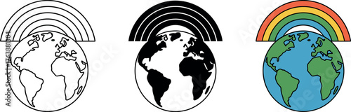 World Environment Day Rainbow Symbol of Hope and Optimism for Global Sustainability Initiatives