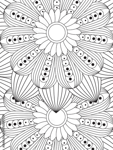 PrintFlowers Coloring Pages For Adules