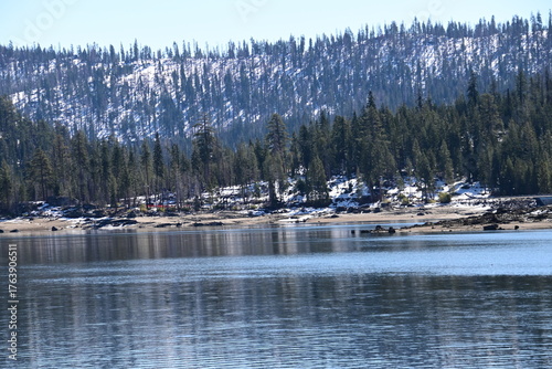 Huntington lake in the winter