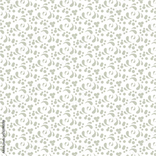 Olive Botanical Soft Pattern