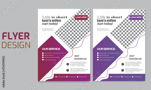 Modern Creative Travel Flyer 