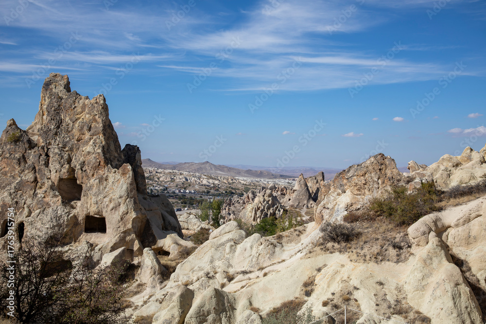 Fototapeta premium Rock formations in cappadocia turkey