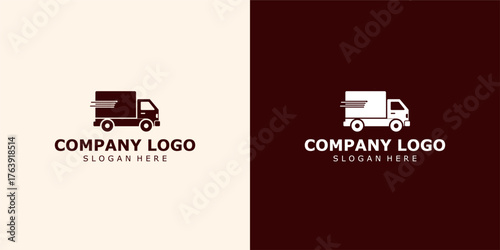 Cartoon icon set vector, truck, car, bus, transport vehicle travel symbol design