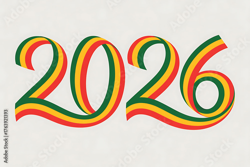 Bold, colorful numerals display 