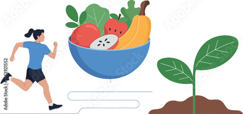 Healthy lifestyle tips: nutrition and exercise for a balanced and active life style