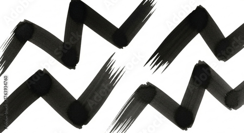 black and white arrow