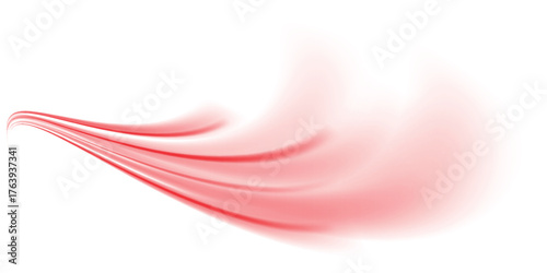 Png futuristic technological style. Png abstract background with speed lines. Neon color rays vector abstract background. The light lines of the road a blue light background creating of movement