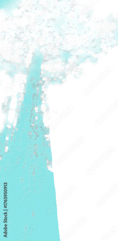 Obraz premium Whimsical Tall Trees from below (filtered photo)