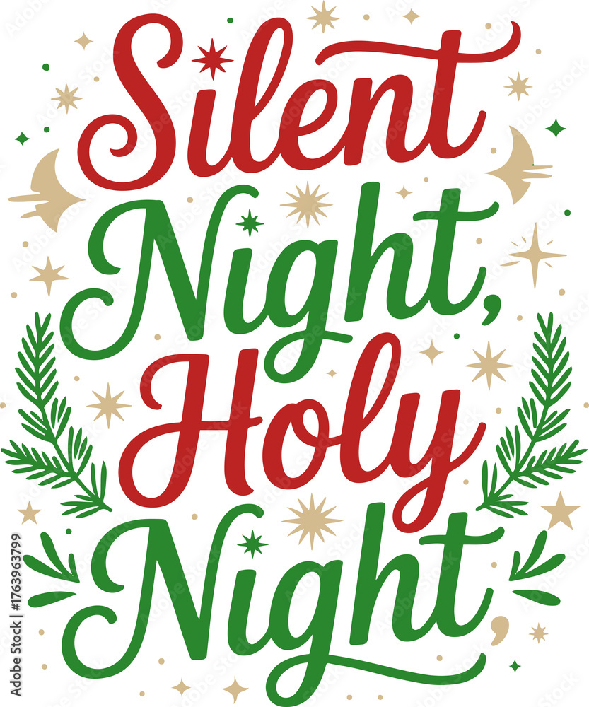 Fototapeta premium Silent Night, Holy Night,
