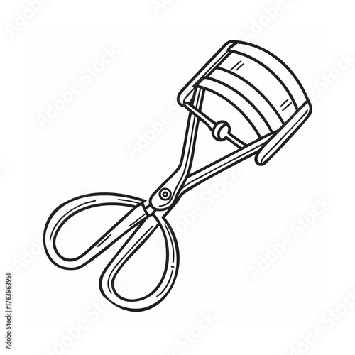 Metal Eyelash Curler Open Beauty Tool