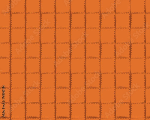Orange Grid Paper Texture Background