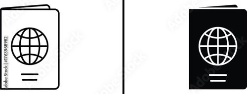 Global Access: Conceptual artwork of a passport, the universal key to global travel and exploration, signifying freedom of movement and international connection.