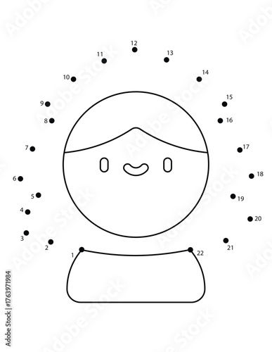 Christmas Connect the Dots Coloring Page for Kids | Christmas Dot to Dot