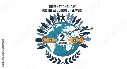 Celebrate freedom on International Day for the Abolition of Slavery this December 2nd, a message for human rights, social justice and global awareness to end modern slavery