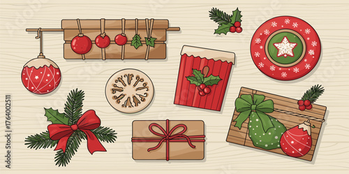 A creative and artistic composition of the word cherry spelled out using a variety of fresh red fruits and vegetables on a clean white background