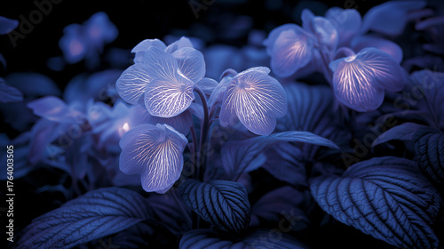 Magical plants that open only under moonlight