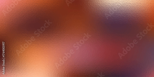 Red frosted foil texture glass effect background. Red on metal surface ,