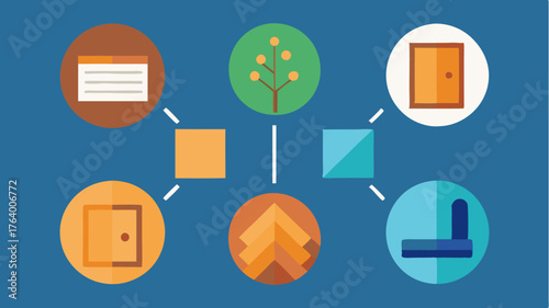 A comparative analysis of flooring options depicting pros and cons of hardwood laminate tile and carpet.
