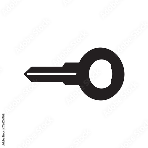 Key lock black icon security protection background design.
