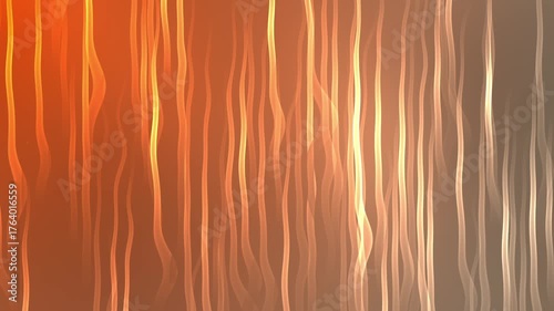Abstract flowing lines background with warm colors.