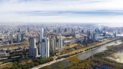 Keuken achterwand Buenos Aires Luchtfoto moderne skyline Puerto Madero  © Marcio Eneas