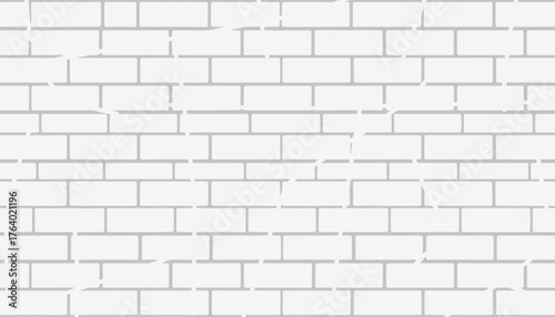 Clean white brick wall with a modern texture, featuring subtle, abstract white lines overlaying the surface, creating a contemporary and minimalist background suitable for various design applications