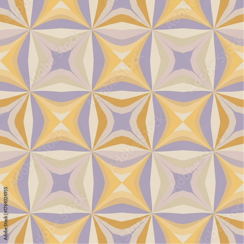 Abstract geometric pattern in warm tones, evoking a sense of order and elegance, creating an visually appealing visual experience.