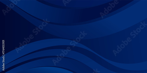 Experience the modern elegance of the abstract gradient wave background. Its dark blue waves create a captivating atmosphere for websites, social media, advertising, and presentations