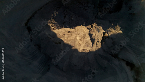 Canvas Print Earth speculation Texture