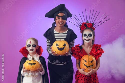 Group of children dressed f...