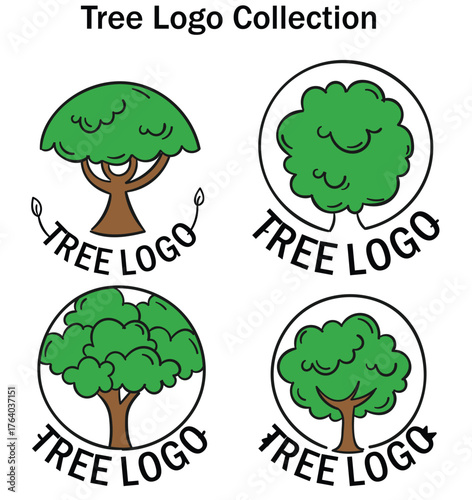 Logo with tree symbolism