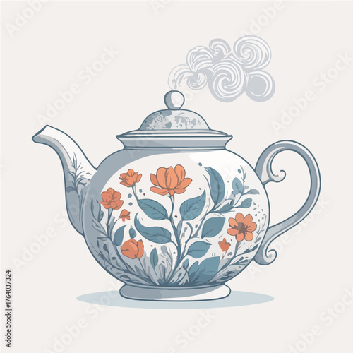 Elegant Tea Time, Winter Calm