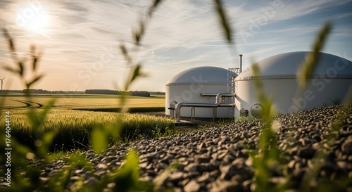 Sustainable Energy Biogas Plant and Landscape in Harmony with Renewable Resources