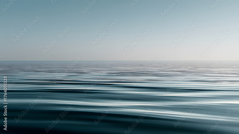Fototapeta premium Serene Ocean Horizon