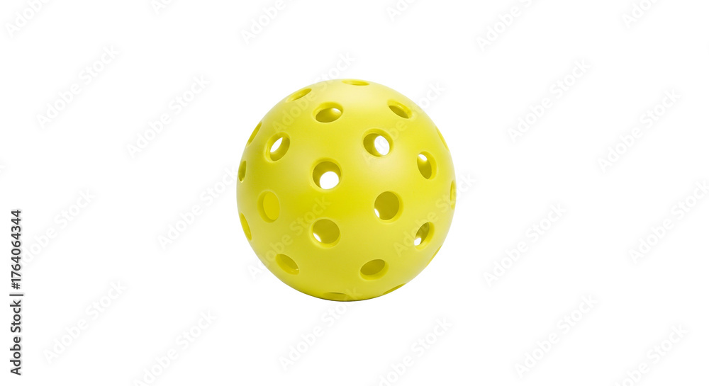 Obraz premium an yellow pickleball ball isolated PNG 