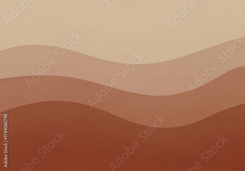 Earthy Tones Abstract Gradient with Subtle Grain Texture and Organic Flowing Curves - Modern Digital Background Design