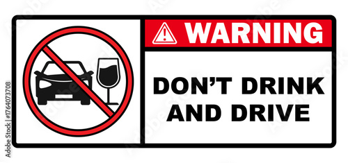 no drink and drive warning sign prohibited printable poster plaque template design